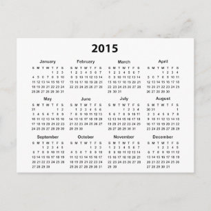 Kalender 2015 vykort