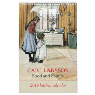 Kalender 2016 för Carl Larsson mat- och familjkök