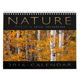Kalender 2016 för David Kocherhans naturfotografi