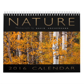 Kalender 2016 för David Kocherhans naturfotografi