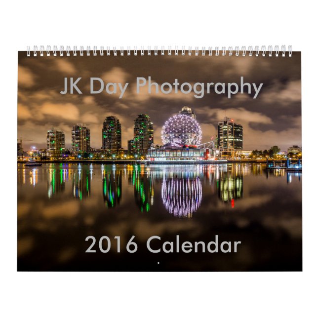 Kalender 2016 för natur för JK-dagfotografi (Omslag)