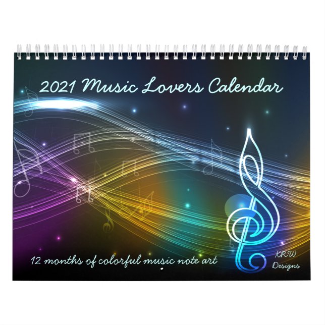 Kalender 2017 för KRW-musikälskare (Omslag)