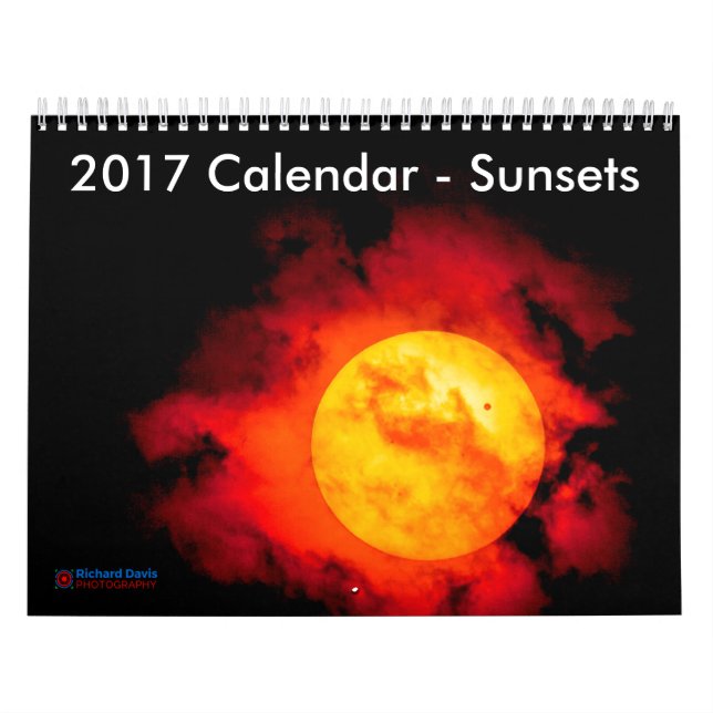 Kalender 2017 - Sunsets (brittisk kulturinformatio (Omslag)