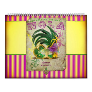 Kalender 2018-2019 för New Orleans kultursamling