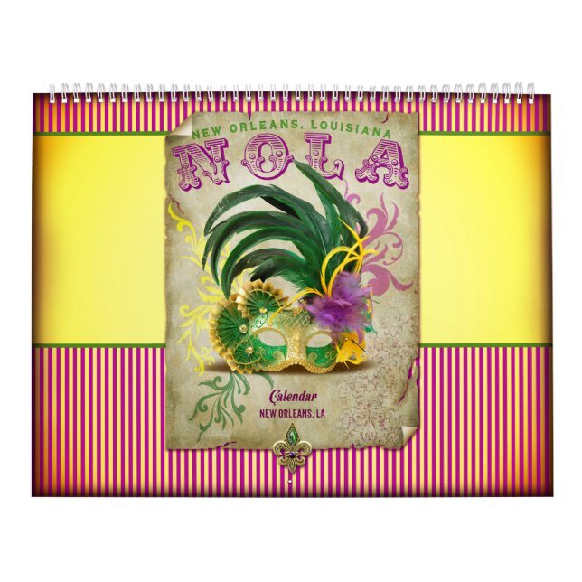 Kalender 2018-2019 för New Orleans kultursamling (Omslag)