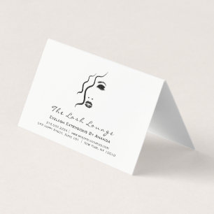 Kalender 2018 Beauty Studio Hair Glam Lash Logotyp Visitkort