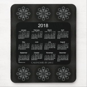 Kalender 2018 för neonvitSnowflake vid Janz Musmatta