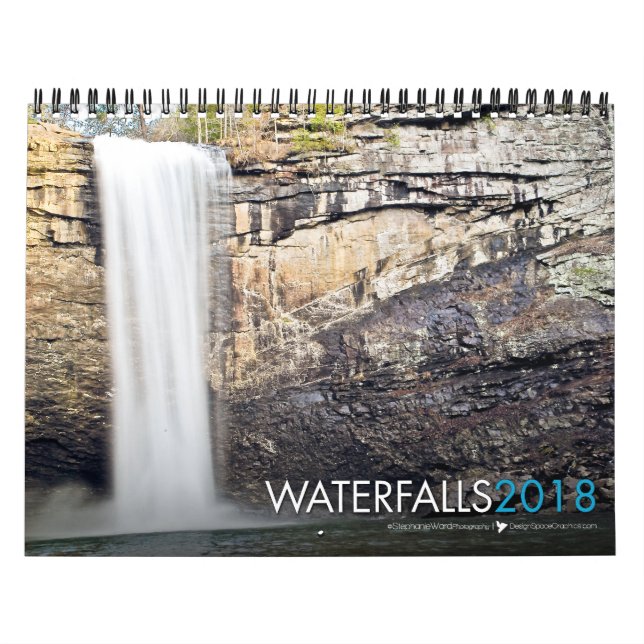 Kalender 2018 för vattenfallbibelVerse (Omslag)