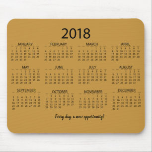 Kalender 2018 musmatta