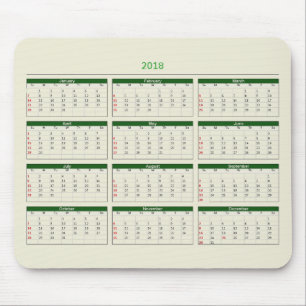 Kalender 2018 musmatta