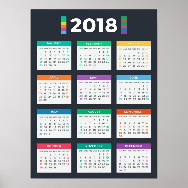 Kalender 2018 poster (Framsidan)