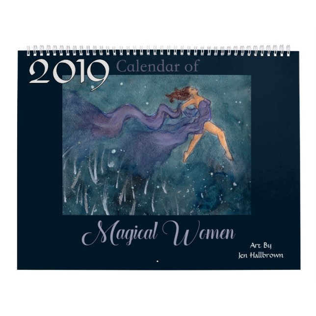 Kalender 2019 av Magical kvinnor (Omslag)