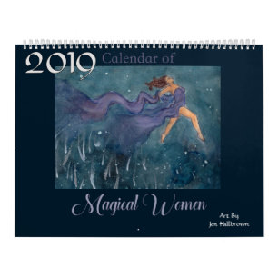 Kalender 2019 av Magical kvinnor