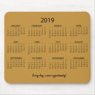 Kalender 2019 musmatta