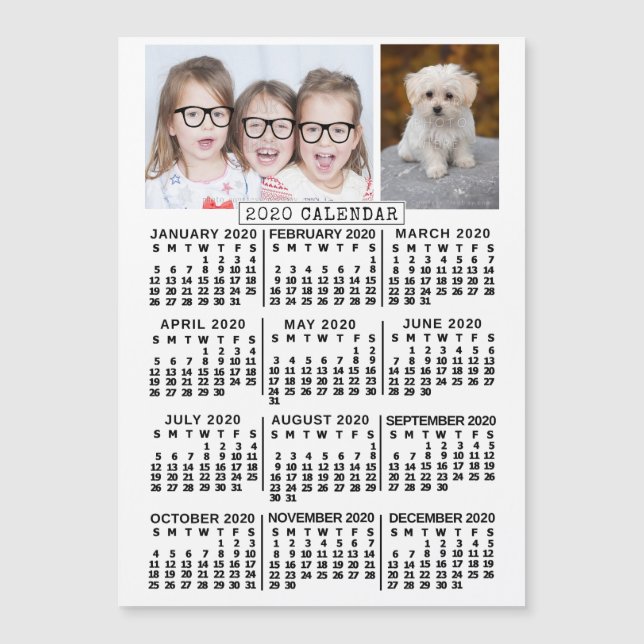 Kalender 2020 (se beskrivning för ny version) (Framsida)