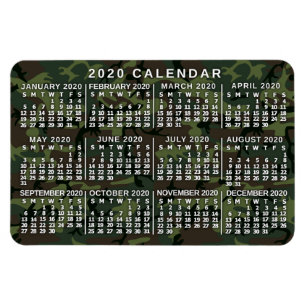 Kalender 2020 (se beskrivning för ny version) magnet