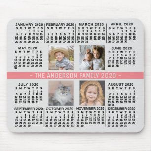 Kalender 2020 (se beskrivning för ny version) musmatta
