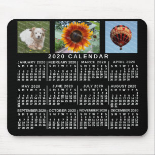 Kalender 2020 (se beskrivning för ny version) musmatta