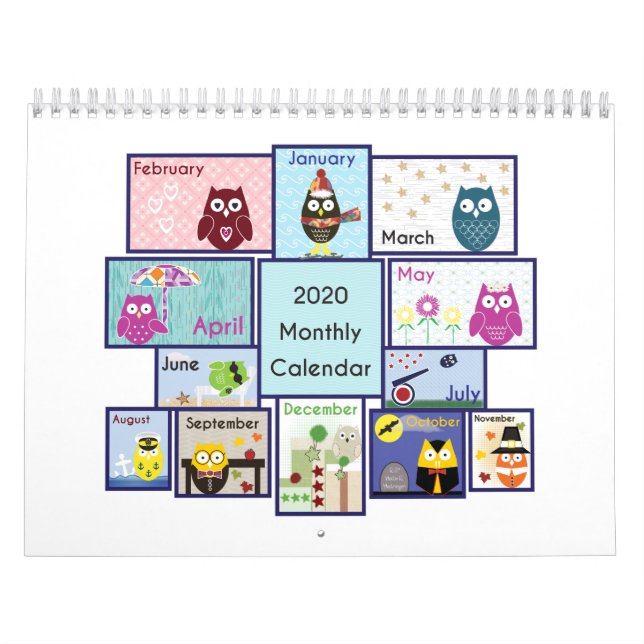 Kalender 2020 Uggla (Omslag)