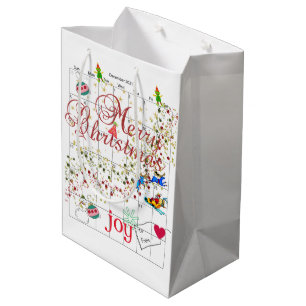 Kalender 2021 God jul Santa Gift Bags