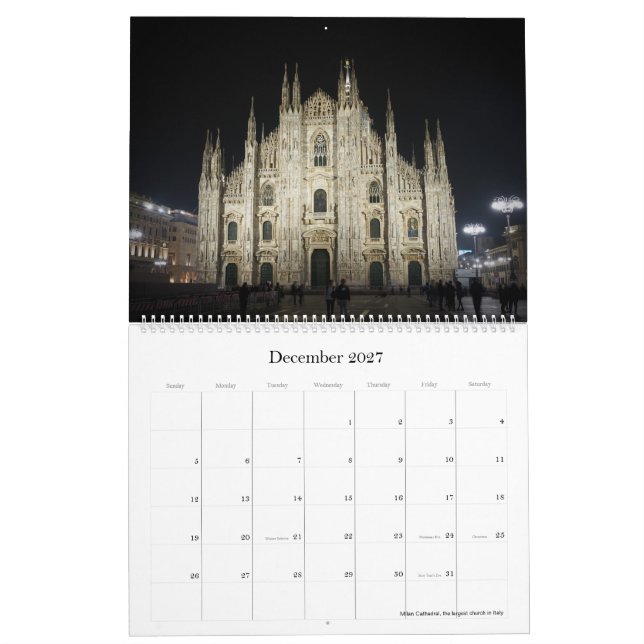 Kalender 2021 - Italien (Dec 2027)