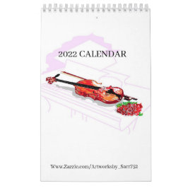 Kalender 2022 ARTWORKSBYSARR / ZAZZLE