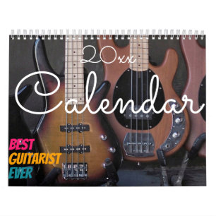 Kalender 2022 Bästa gåva till guitarist