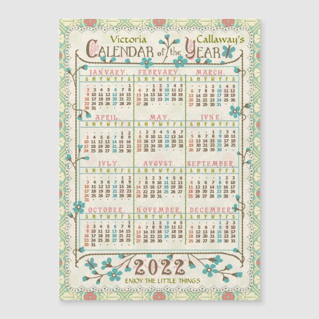 Kalender 2022 (se beskrivning för ny version) (Framsida)