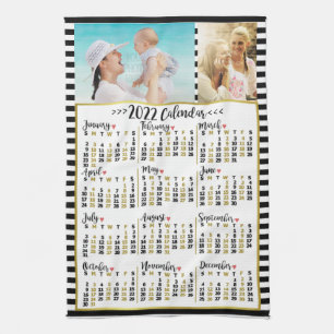 Kalender 2022 (se beskrivning för ny version) kökshandduk