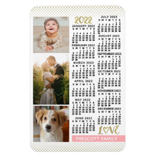 Kalender 2022 (se beskrivning för ny version) magnet