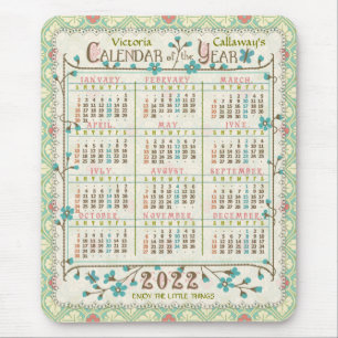 Kalender 2022 (se beskrivning för ny version) musmatta