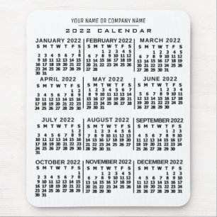 Kalender 2022 (se beskrivning för ny version) musmatta