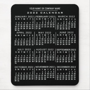Kalender 2022 (se beskrivning för ny version) musmatta