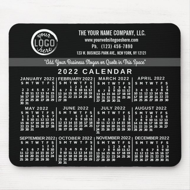 Kalender 2022 (se beskrivning för ny version) musmatta (Framsidan)
