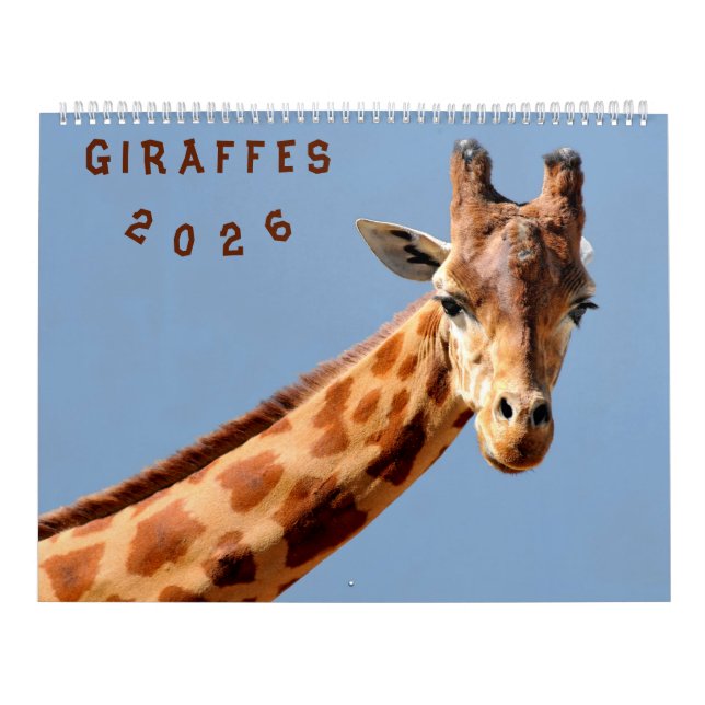 Kalender 2023 giraffes (Omslag)