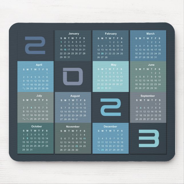Kalender 2023 musmatta (Framsidan)