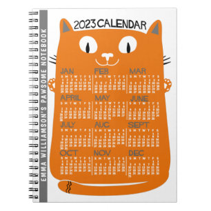 Kalender 2023 (se beskrivning för ny version) anteckningsbok