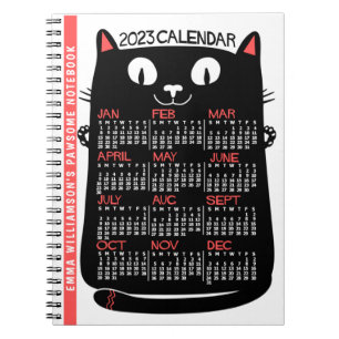 Kalender 2023 (se beskrivning för nyaste version) anteckningsbok