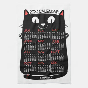 Kalender 2023 (se beskrivning för nyaste version) kökshandduk