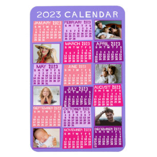 Kalender 2023 (se beskrivning för nyaste version) magnet