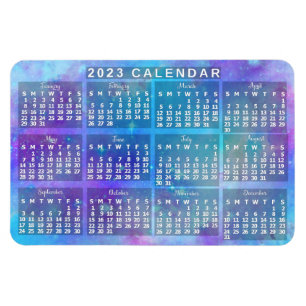 Kalender 2023 (se beskrivning för nyaste version) magnet