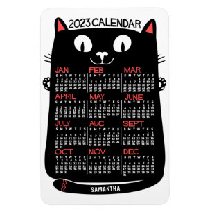 Kalender 2023 (se beskrivning för nyaste version) magnet