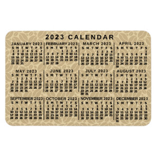 Kalender 2023 (se beskrivning för nyaste version) magnet