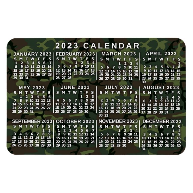 Kalender 2023 (se beskrivning för nyaste version) magnet (Horisontell)