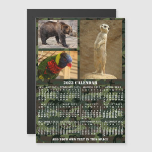 Kalender 2023 (se beskrivning för nyaste version) magnetisk inbjudningskort