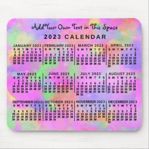 Kalender 2023 (se beskrivning för nyaste version) musmatta