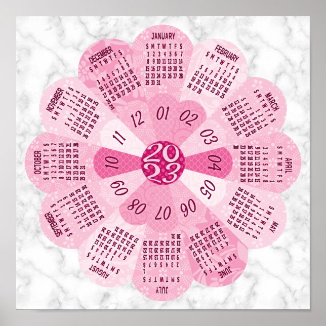 Kalender 2023 (se beskrivning för nyaste version) poster (Framsidan)
