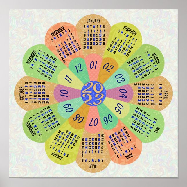 Kalender 2023 (se beskrivning för nyaste version) poster (Framsidan)
