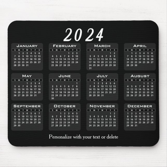 Kalender 2024 - År Musmatta (Framsidan)