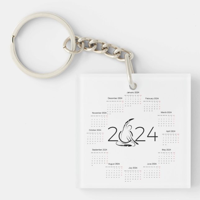 Kalender 2024 för Pilatinstruktör (Framsidan)